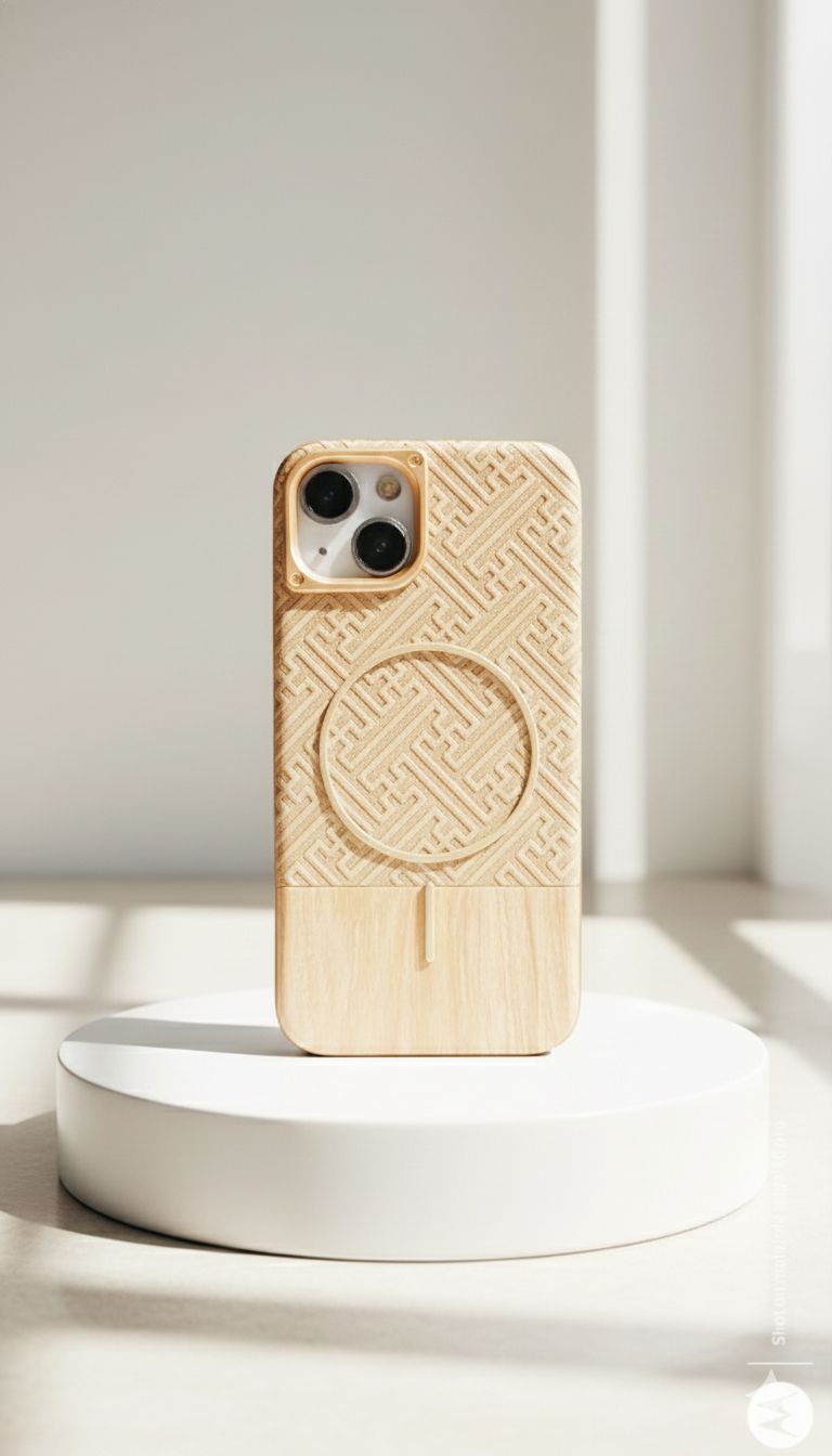 LuxeWood Pattern Mag Case